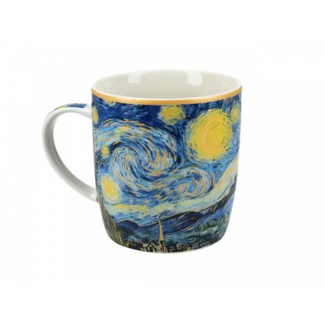 Kubek w puszce Carmani 420ml - V. van Gogh, Gwiaździsta Noc - 2